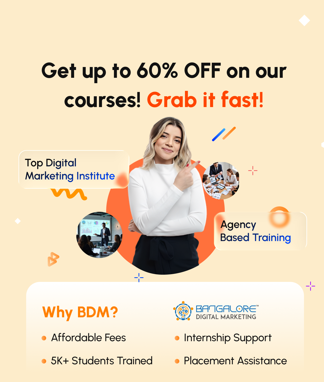 Get up to 60% OFF on our courses! Grab it fast!