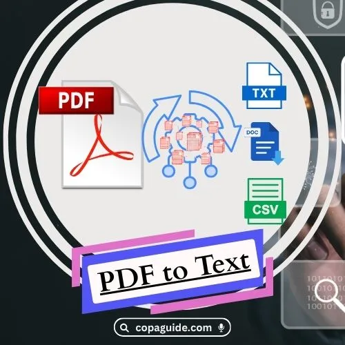 PDF to Text Coversion Tool