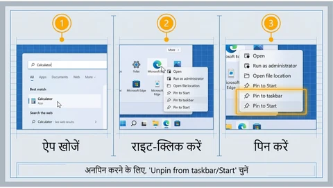 Pinning Apps in Windows